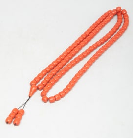 Estate Chinese/ Tibetan Bead Necklace