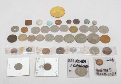Estate Large Set World Coins Collection