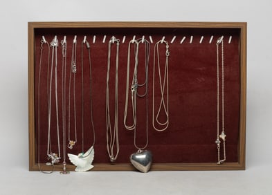 Estate Set Sterling Silver Necklaces