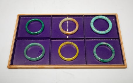 Set Chinese Export Bangles Collection