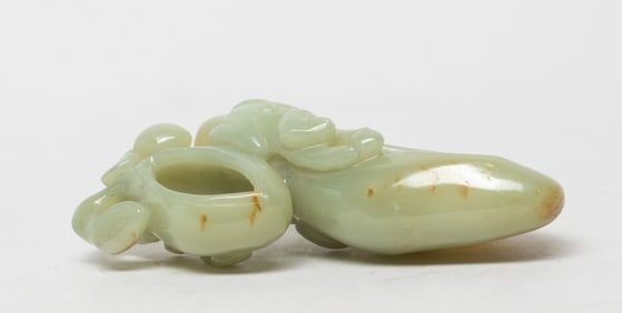 Estate Chinese Russet Jade Washer