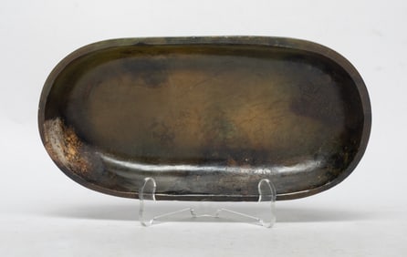 Rare Chinese Jade Long Bowl