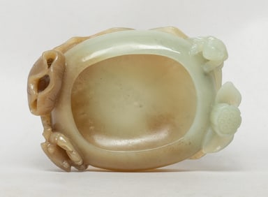 Chinese Russet Jade Brush Washer