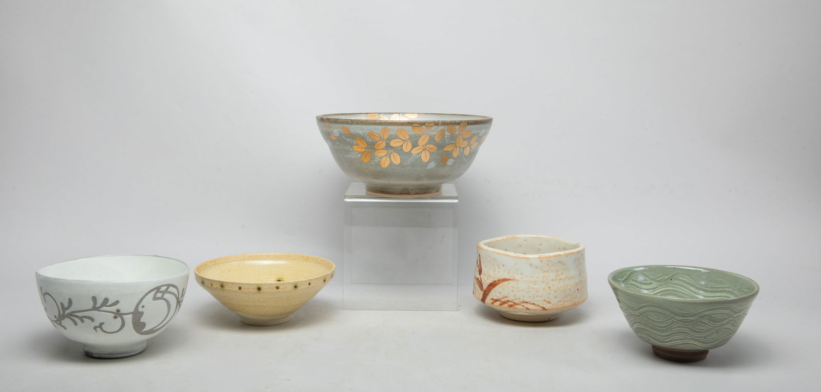 Vintage Japanese Stoneware Tea Bowls (1 of 11)