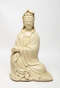 Chinese Blanc De Sculpture of Kuanyin