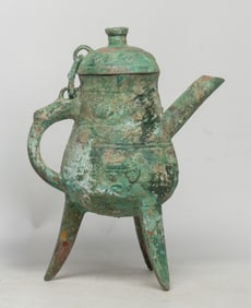 Estate Chinese Bronze Pot