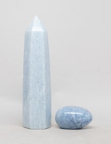 Vintage House Decor Aquamarine Sculptures