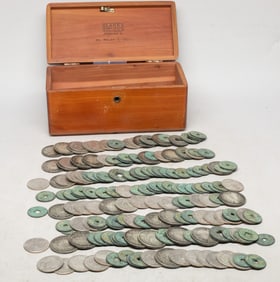 Estate Box of Chinese Fengshui Coins