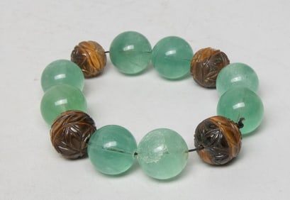 Large Bead Chinese Quartz & Stone Beads