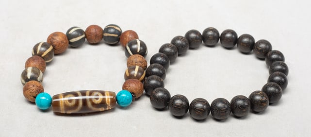 Estate Chinese Export Prayer Beads
