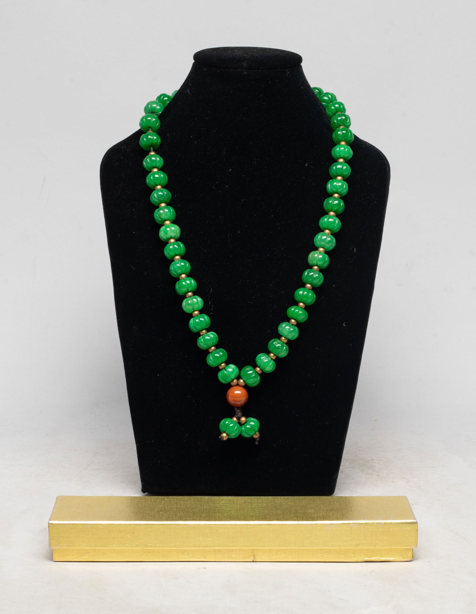 Chinese Export Colored Stone Necklace (1 of 10)