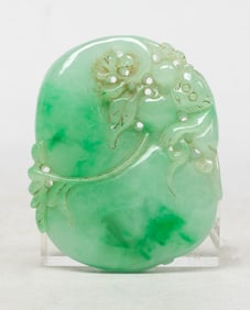 Large Chinese Colored Stone Pendant