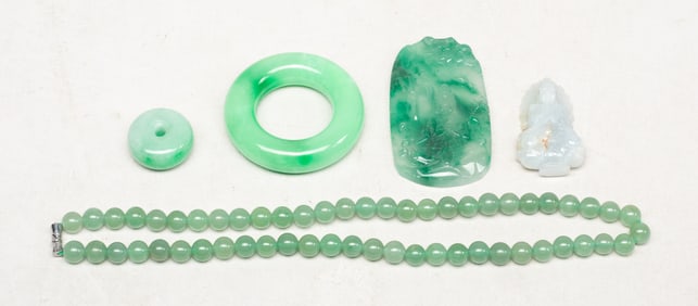 Estate Chinese Export Jade/ Stone Carvings