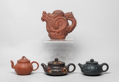 Estate Set Chinese Zisha Clay Tea Pots