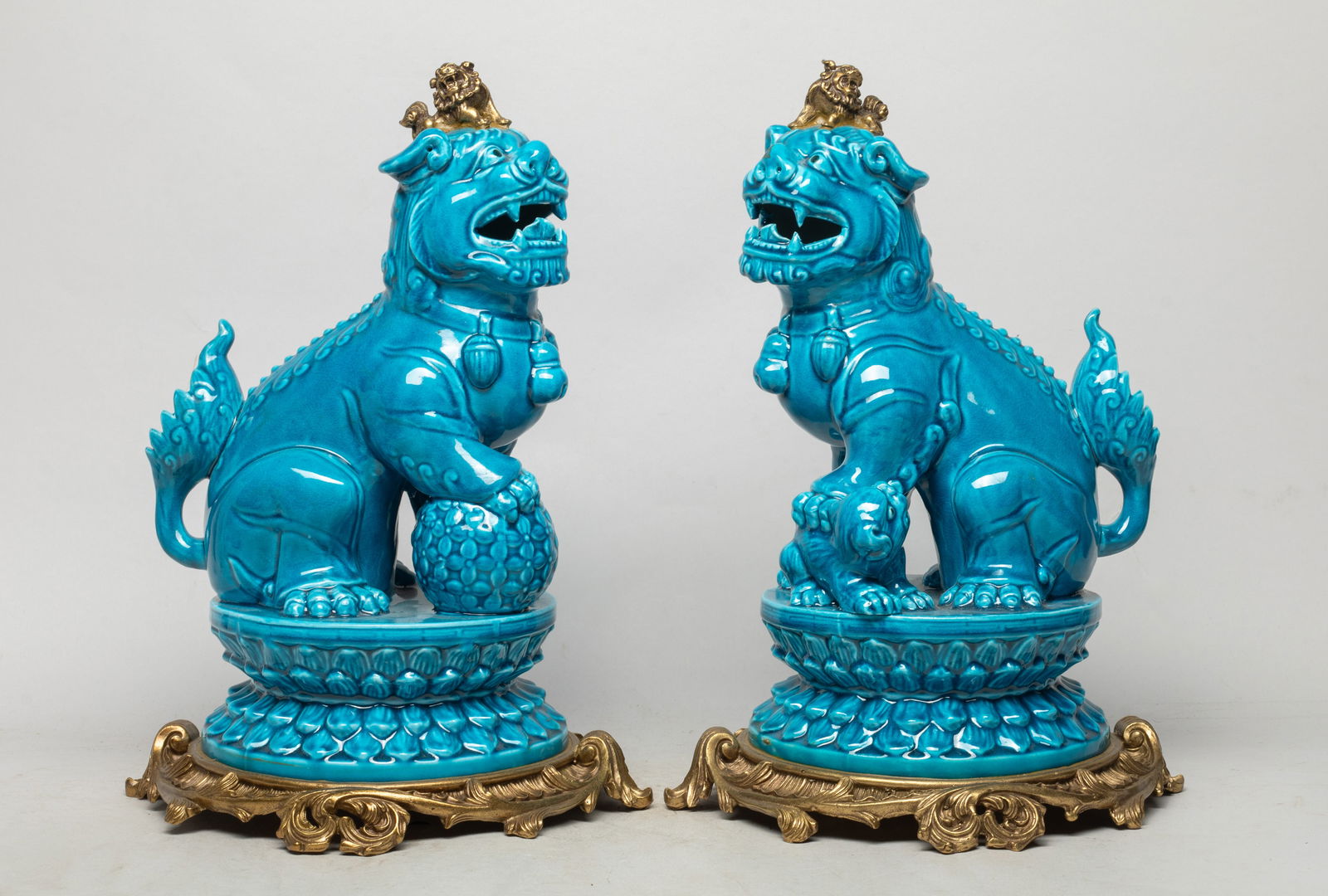 Pair Chinese Export Porcelain Sculptures (1 of 17)