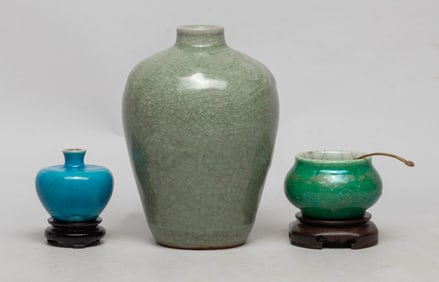 Set Chinese Export Porcelain Vase, Water Pots