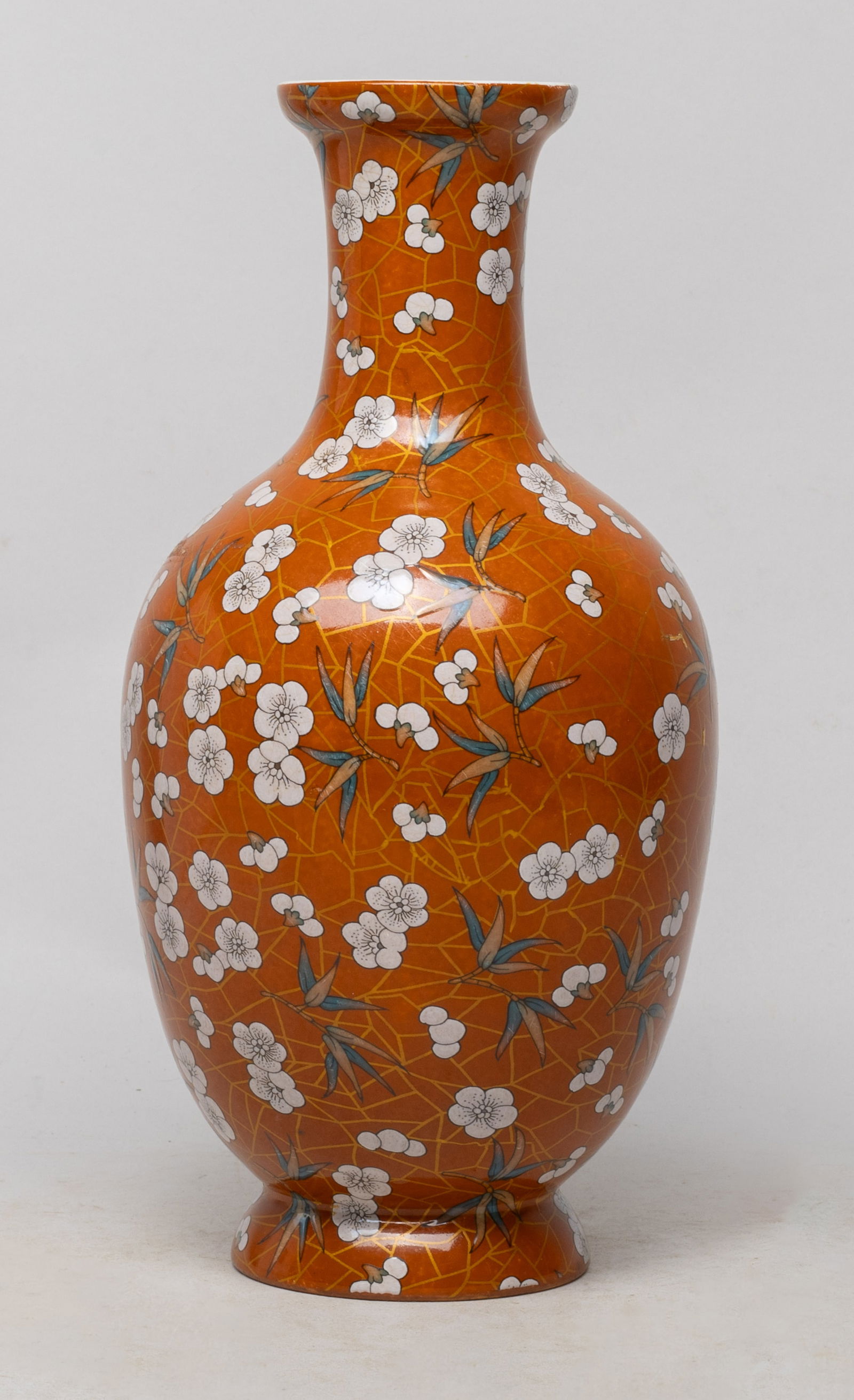 Chinese Enameled Porcelain Cabinet Vase (1 of 10)
