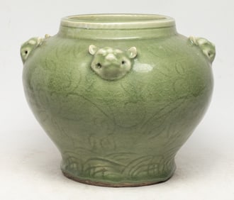 Large Chinese Longquan Porcelain Jar