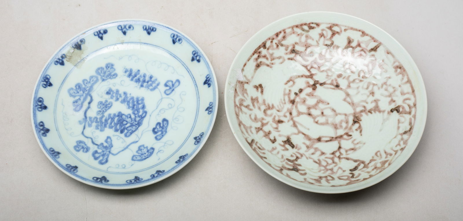 Estate Chinese Export Porcelain Plate & Bowl (1 of 17)