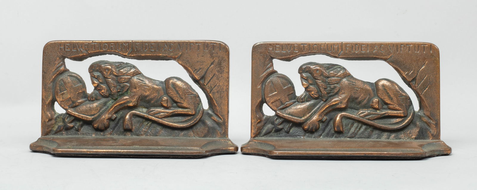 Two Early 20th Bronze Bookends (1 of 9)