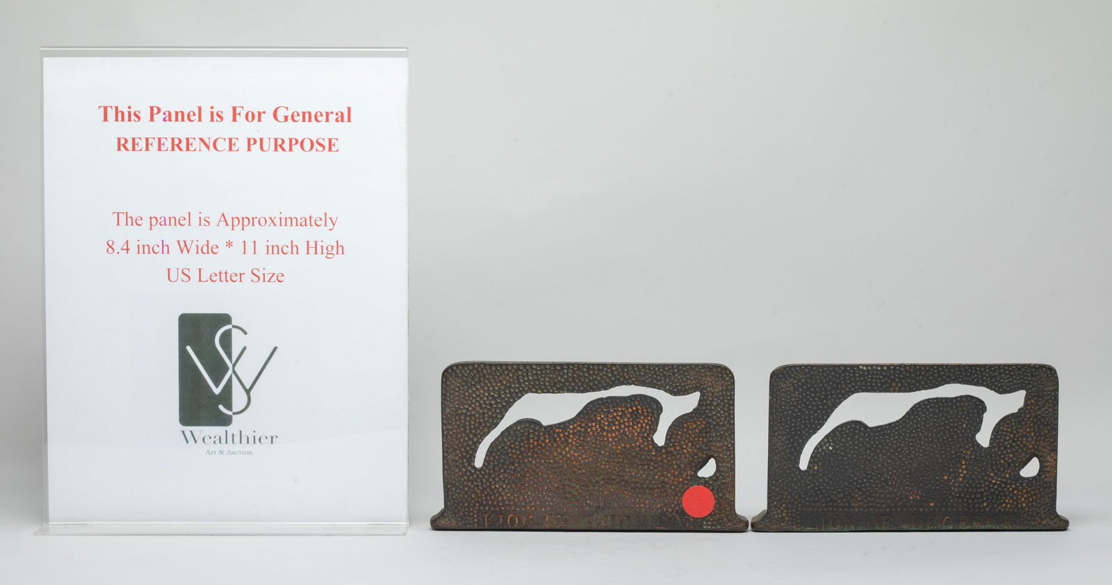 Two Early 20th Bronze Bookends - 2