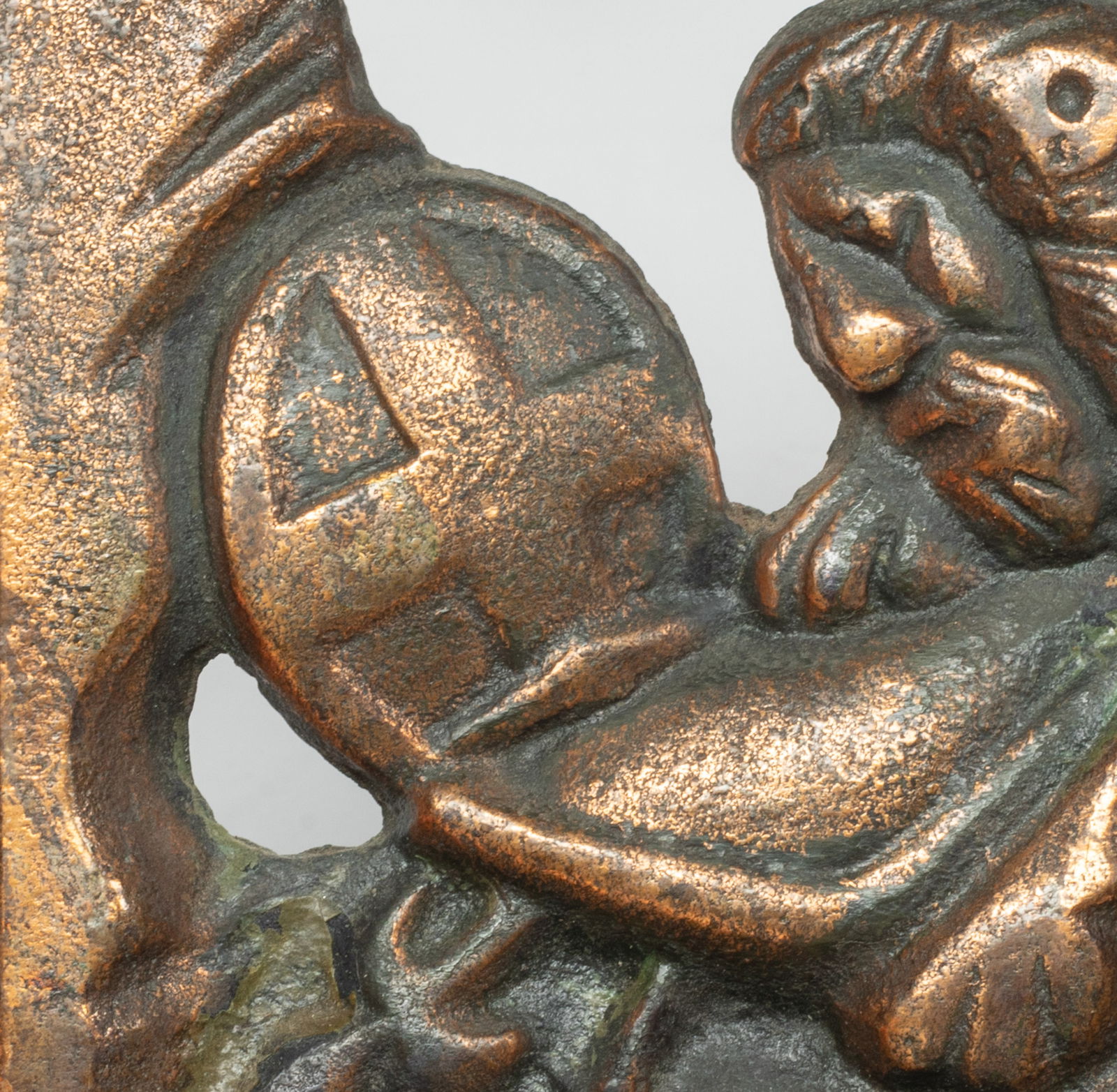 Two Early 20th Bronze Bookends - 4