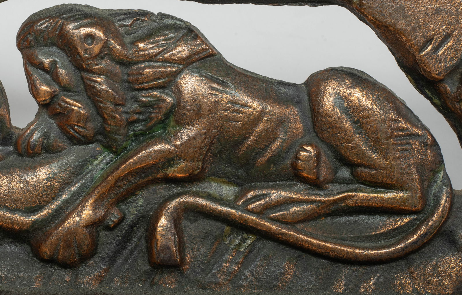 Two Early 20th Bronze Bookends - 5