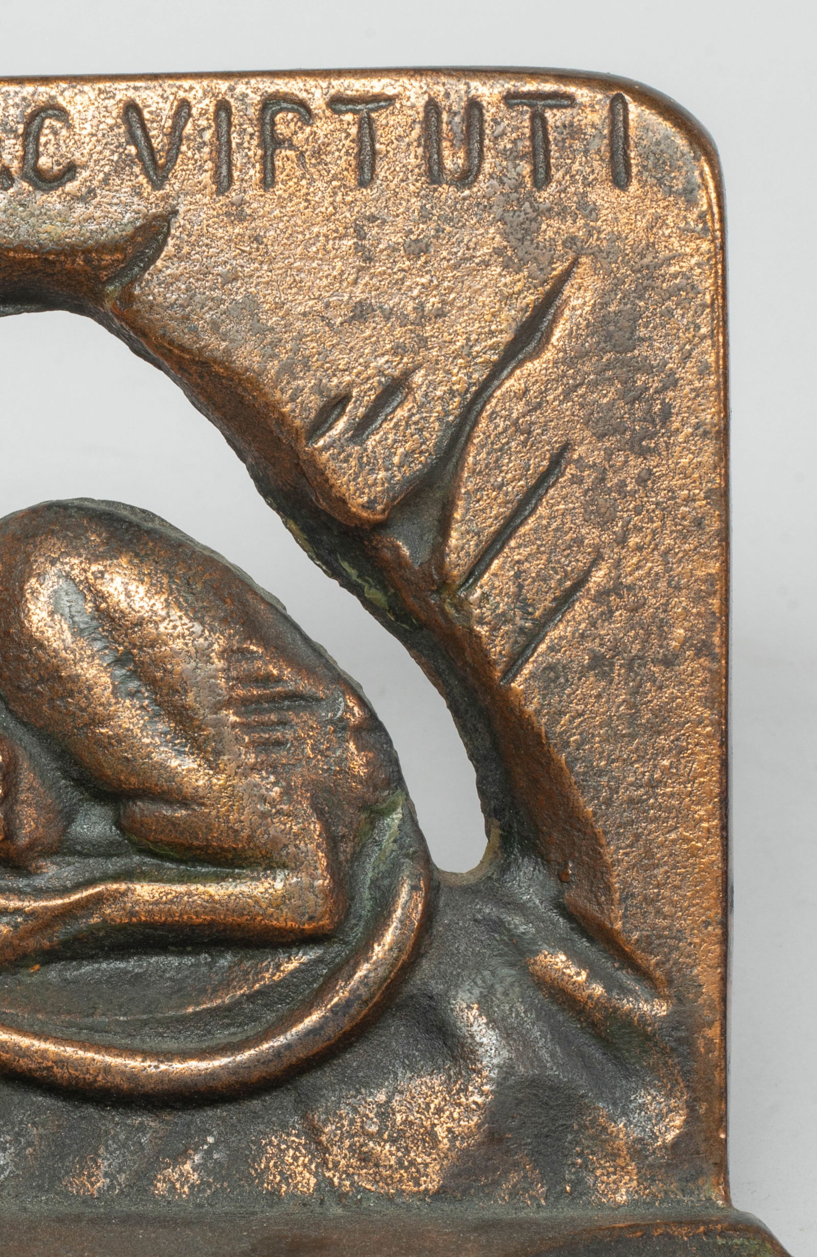 Two Early 20th Bronze Bookends - 6