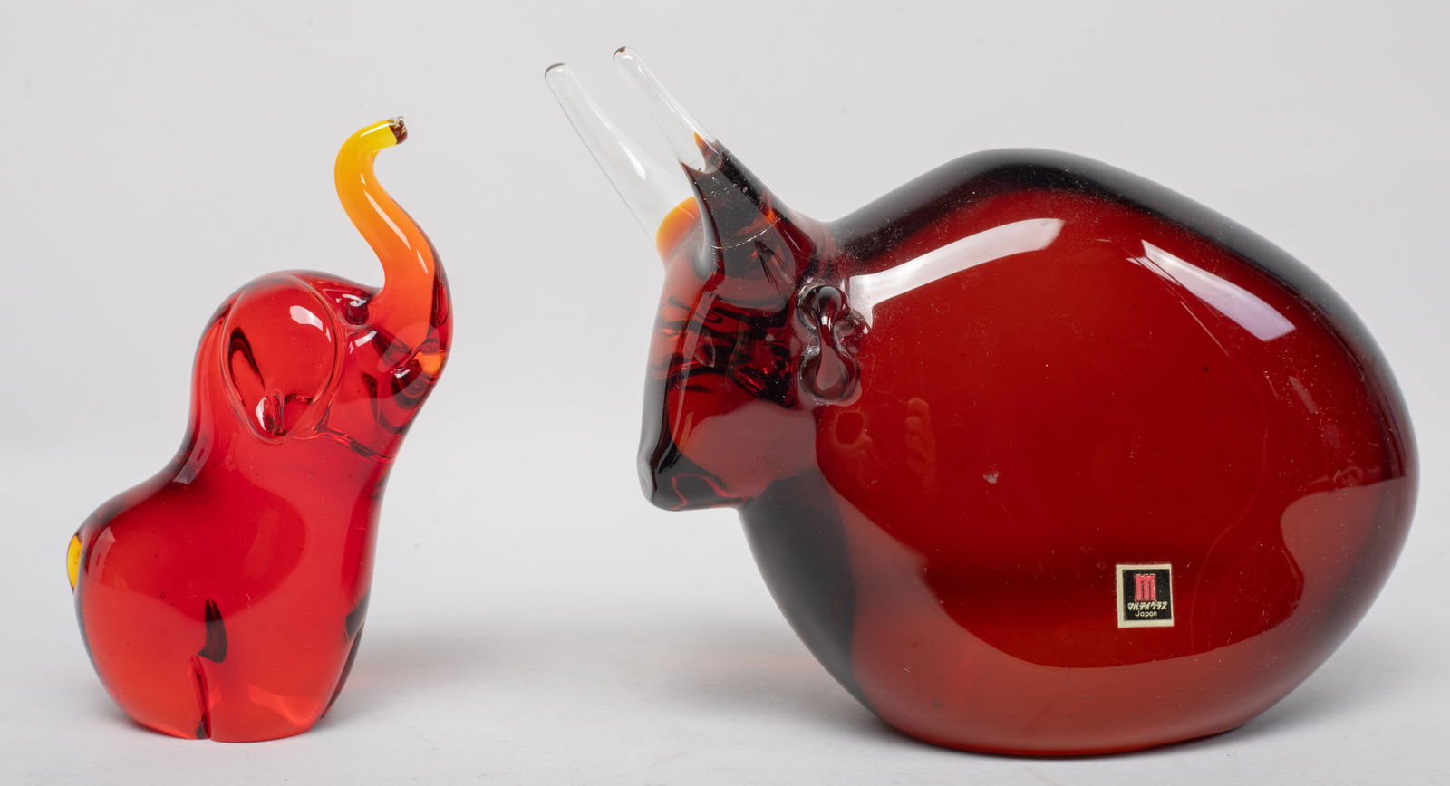 Two Cherry Glass Art Sculptures (1 of 10)