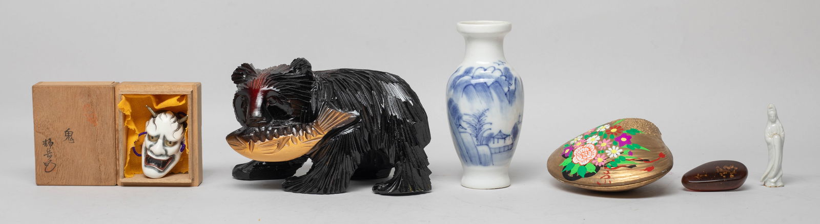 Wood Beer, Porcelain Vase, MOP Sculptures (1 of 16)