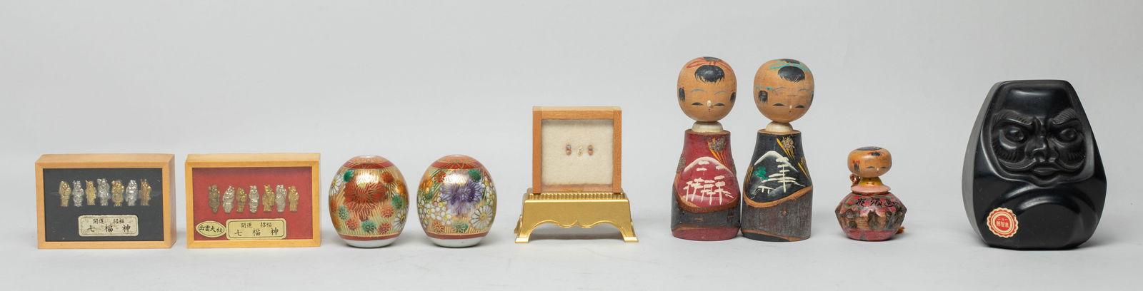 Japanese Gold/ Silver Plated Decors, Sculptures (1 of 15)