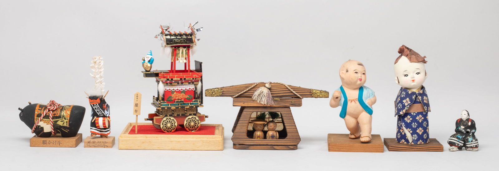 Set Vintage Japanese Dolls, Sculptures (1 of 19)