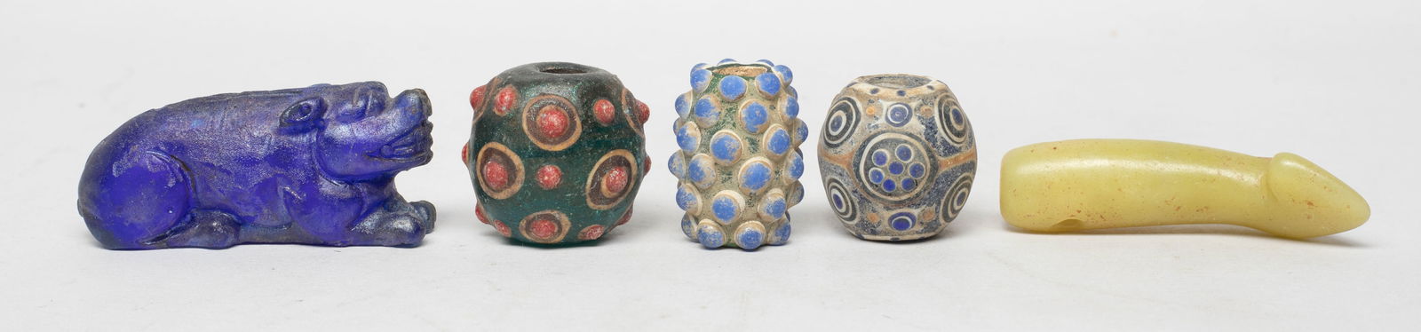 Rare Chinese Glass Beads, Pendants (1 of 12)