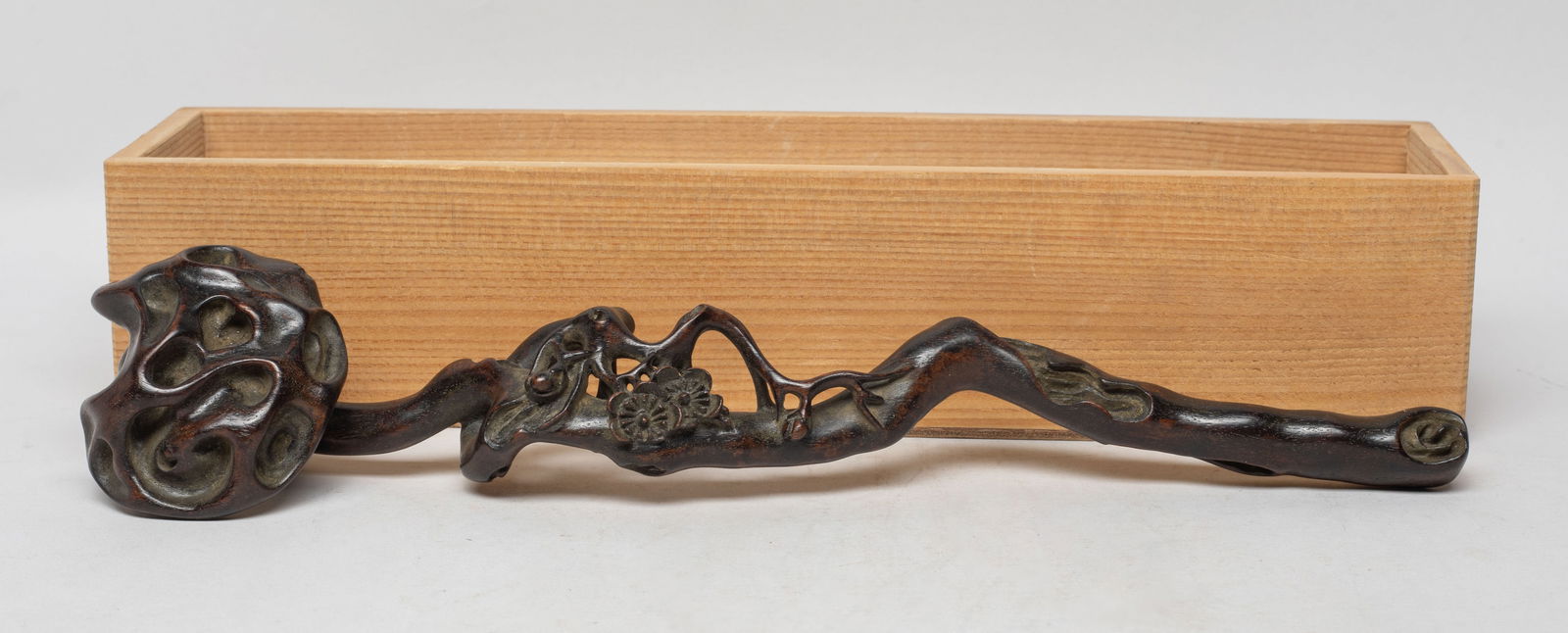 Rare Chinese Agarwood Sculpture of Ruyi (1 of 10)