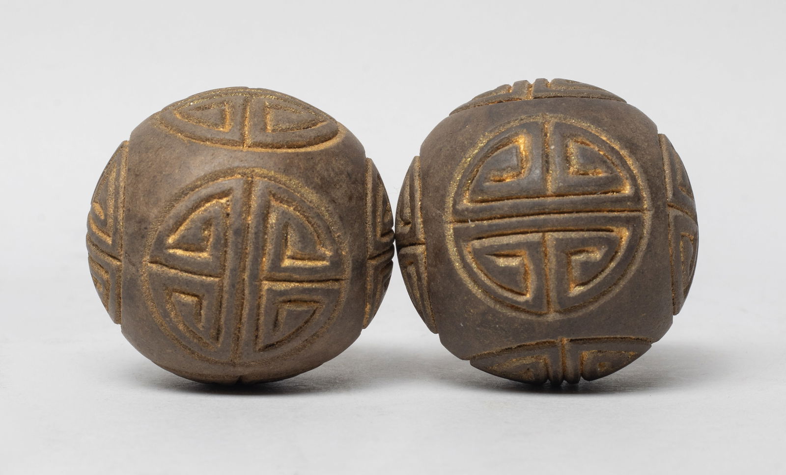 Two Large Chinese Mixed Agarwood Hexiang Balls (1 of 6)