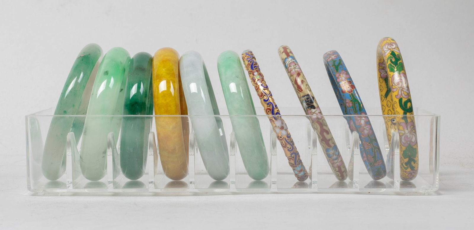 Estate Large Set Chinese Export Bangles (1 of 11)