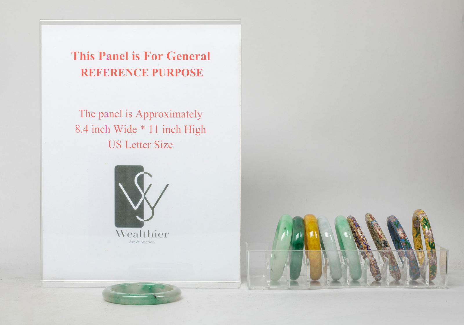 Estate Large Set Chinese Export Bangles - 2