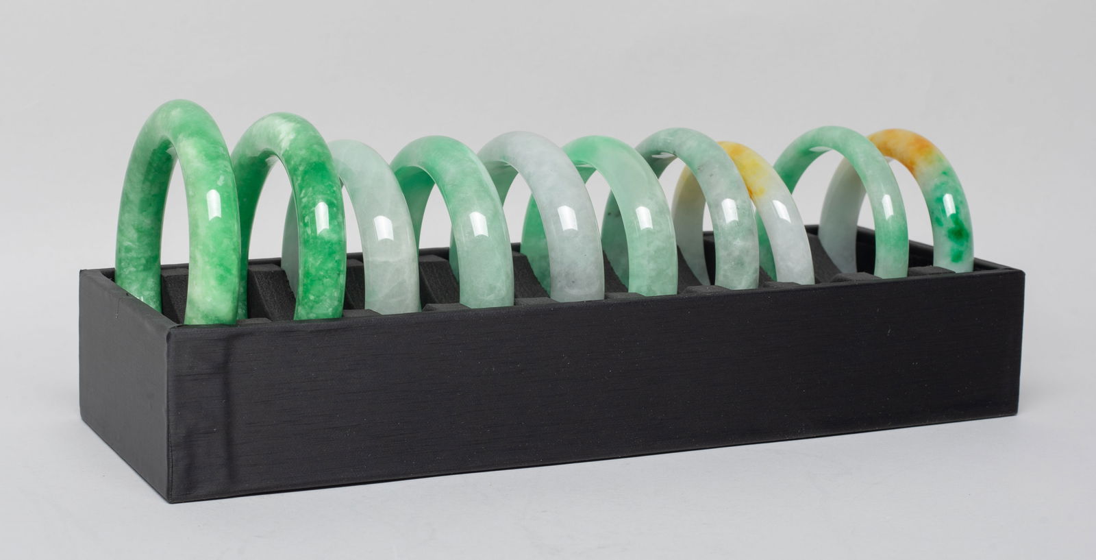 Estate Large Set Chinese Export Bangles (1 of 12)