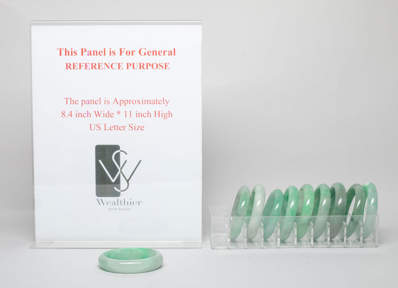 Estate Large Set Chinese Export Bangles - 2