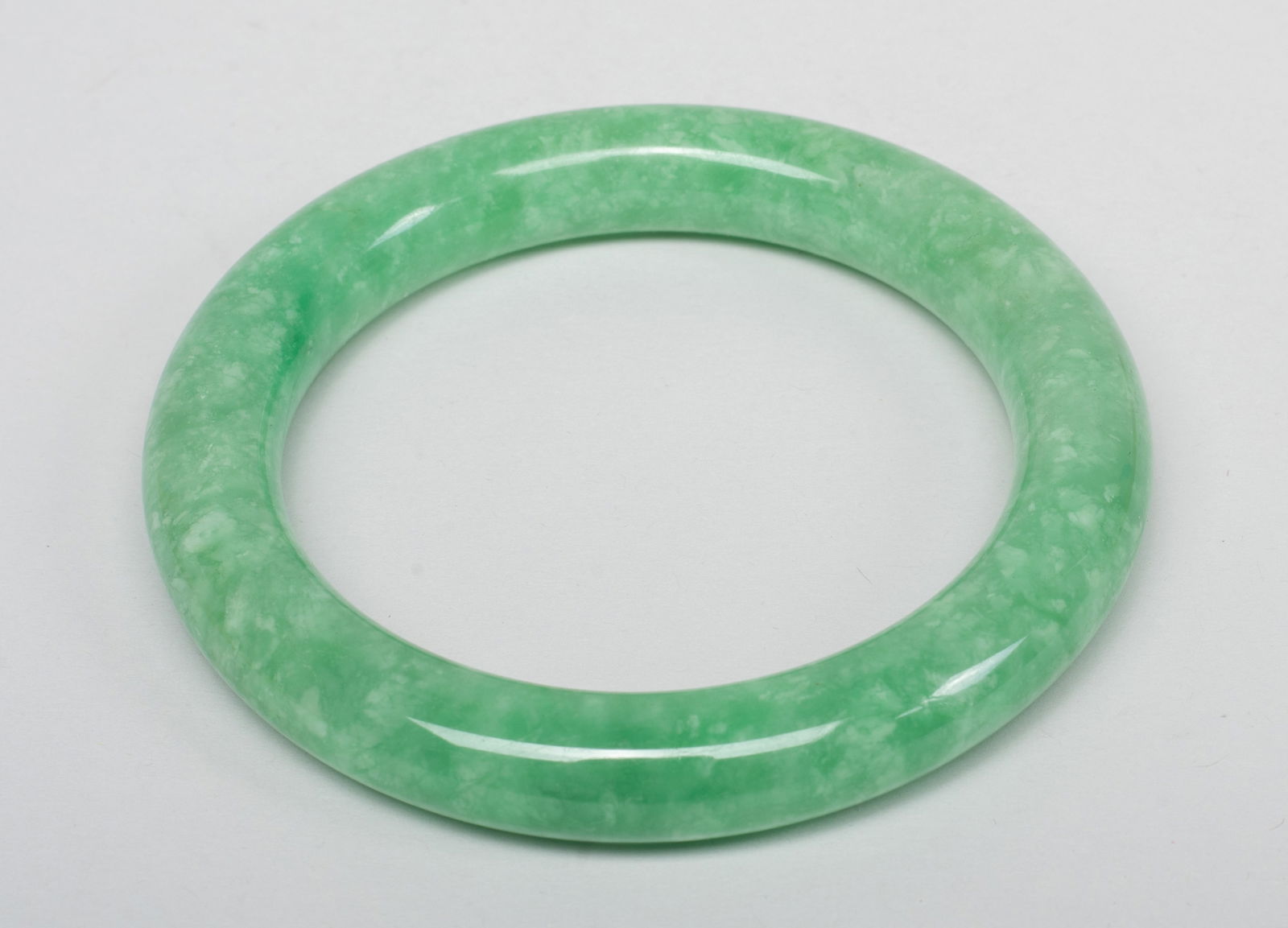 Set Chinese Export Jade/ Stone Bangles - 3