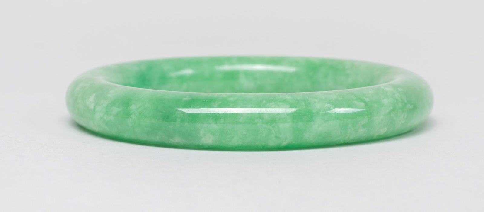 Set Chinese Export Jade/ Stone Bangles - 4