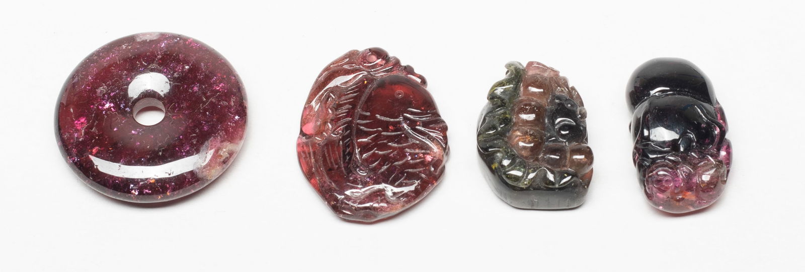 Set Chinese Export Tourmaline Pendants (1 of 11)