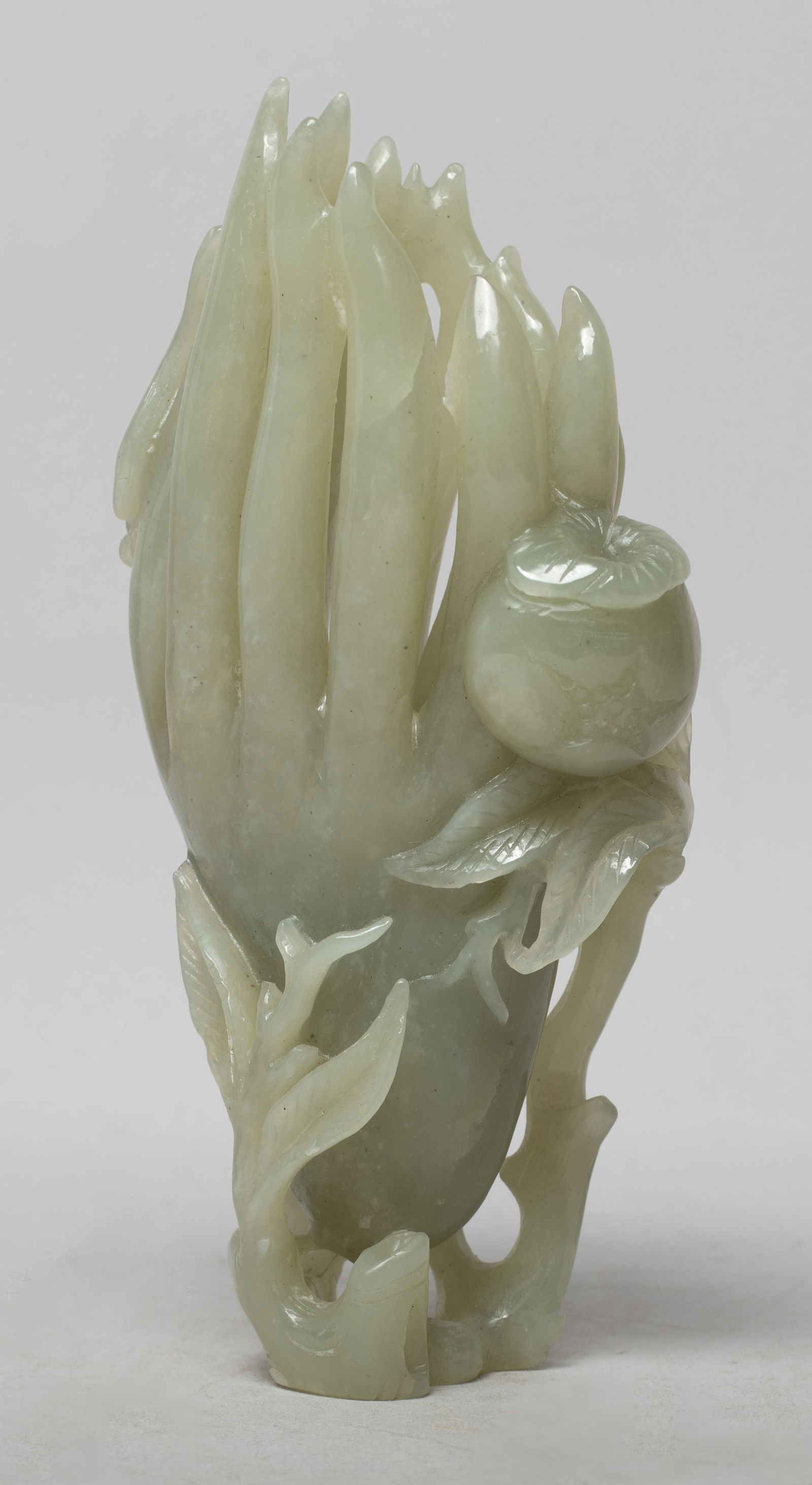 Tall Chinese Jade Carved Vase (1 of 15)