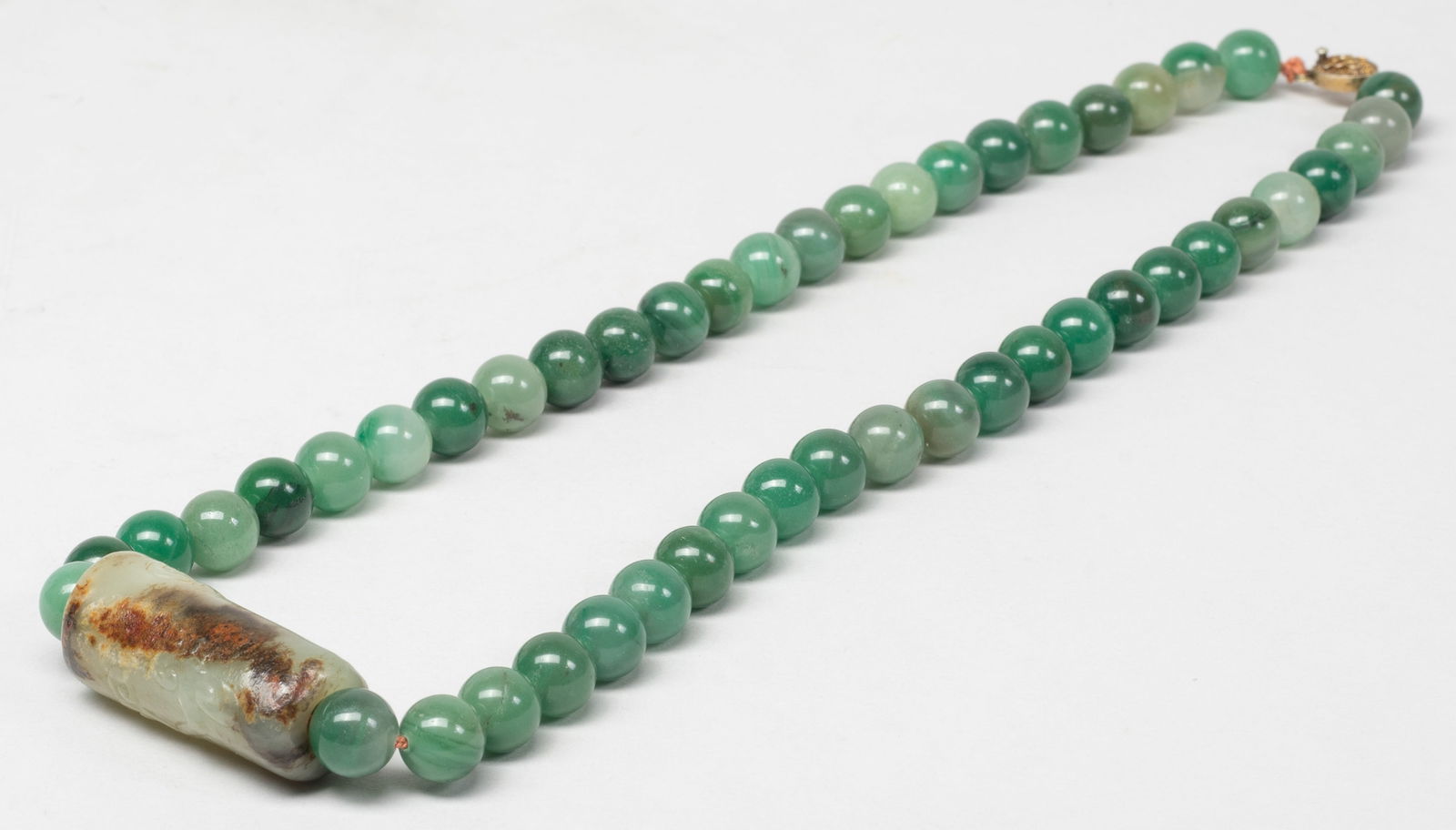 Estate Vintage Chinese Export Jade Necklace (1 of 11)