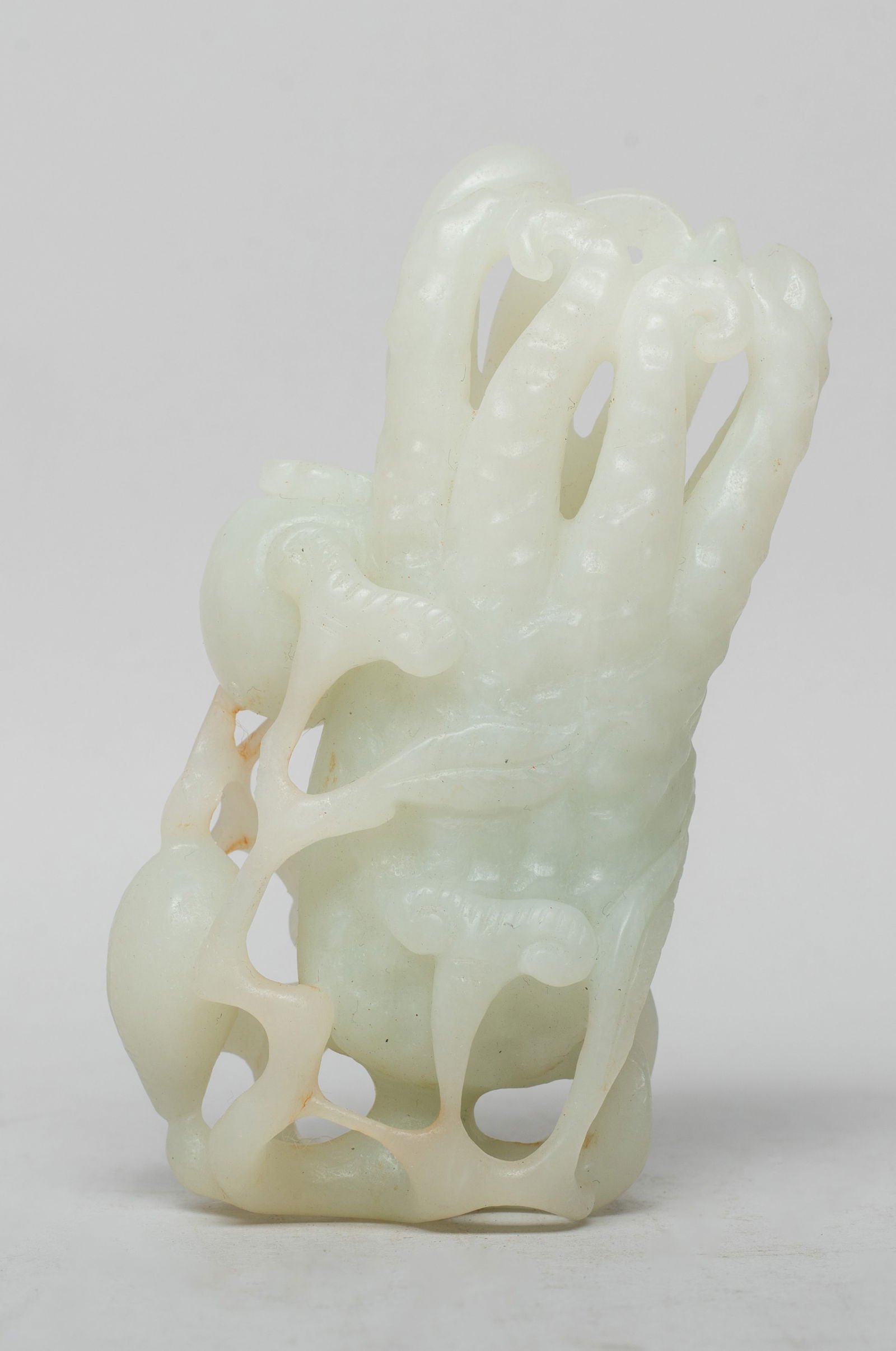 Estate Chinese White Jade Buddha Hand Fruit (1 of 14)