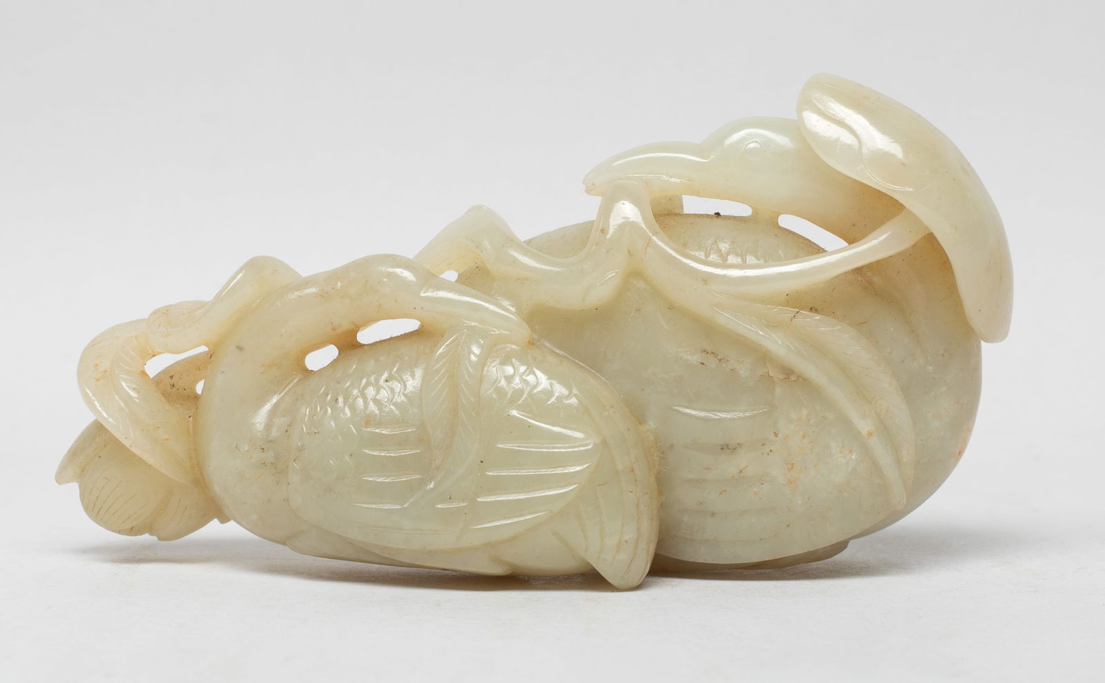 Chinese Jade Carved Sculpture of Goose (1 of 15)