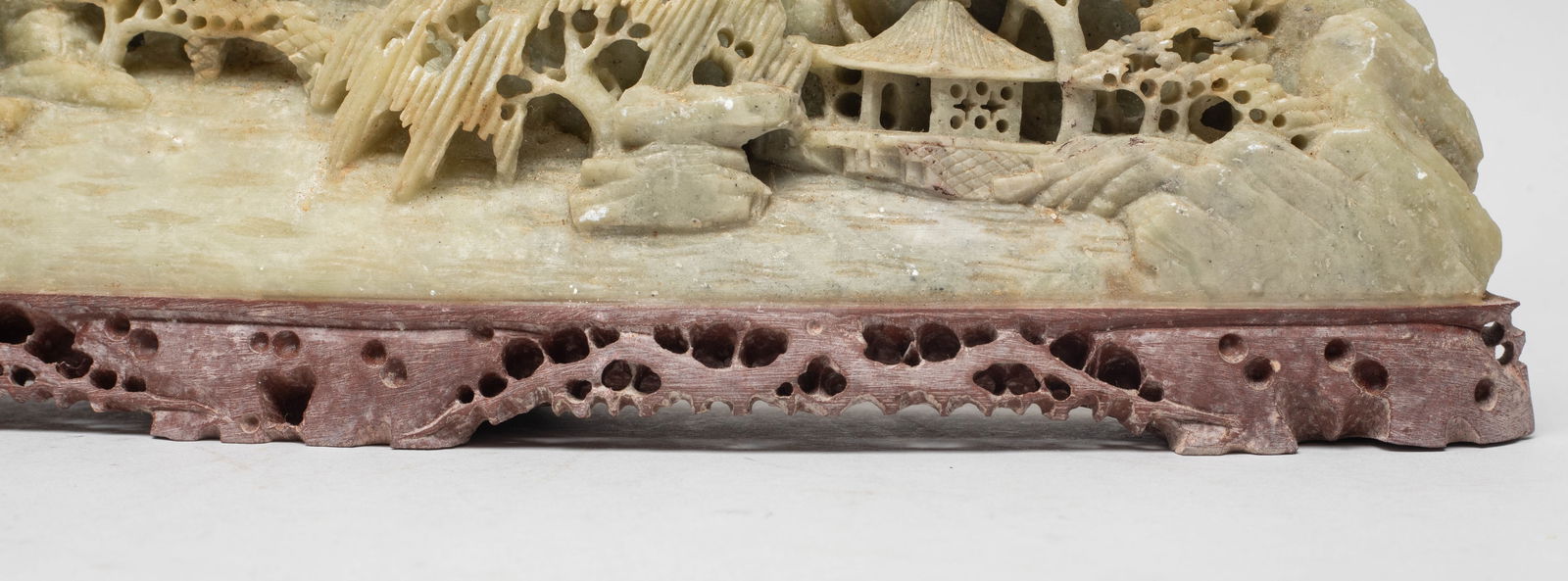 Vintage Chinese Export Stone Table Sculpture - 10