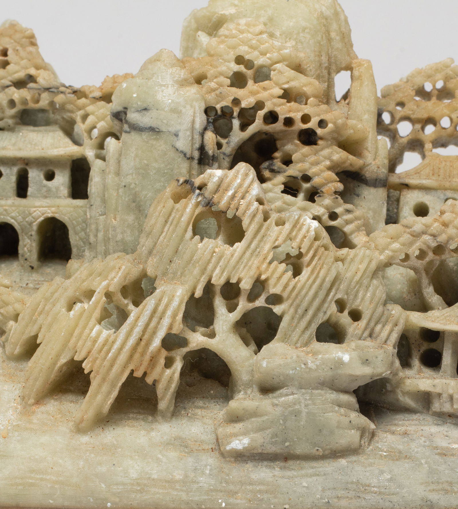 Vintage Chinese Export Stone Table Sculpture - 6