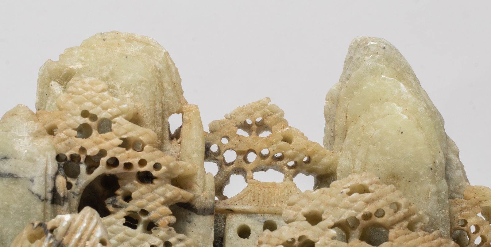 Vintage Chinese Export Stone Table Sculpture - 7