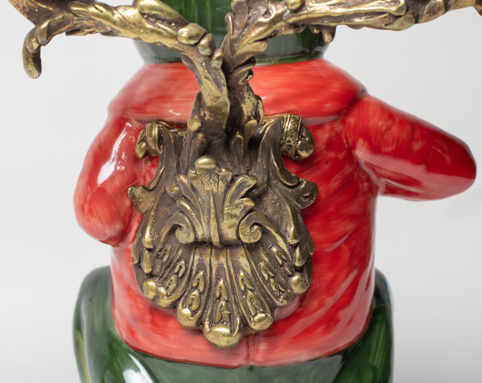 Two Chinese Export Porcelain Candlesticks - 16